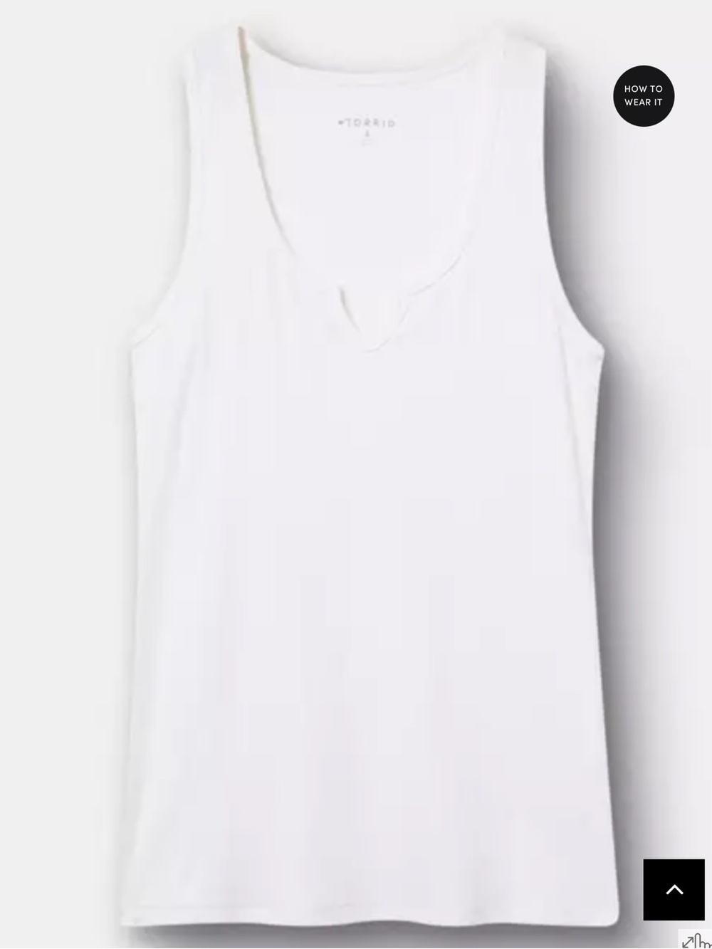 Torrid (2) Modal Rib Notch Scoop Neck Tank